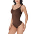 Super Sale V Neck Spaghetti Strap Bodysuit Compression Body Suits Open Crotch Shapewear Slimming Body Shaper Smooth Out Bodysuit