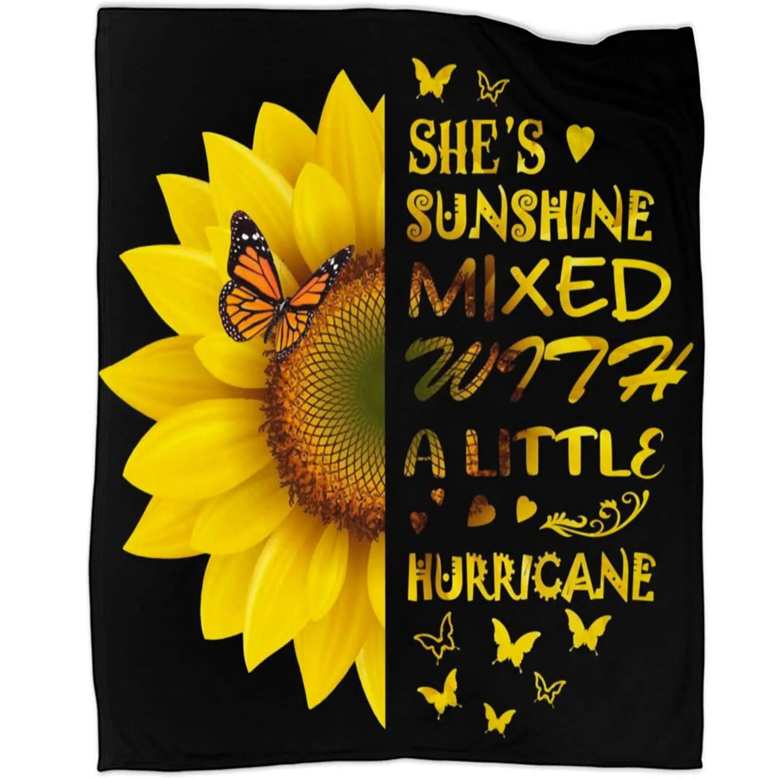 Sunflower Blanket Gifts for Daughter, Mom and Dad, Birthday, Daughter, Graduation, Best Gifts for Christmas