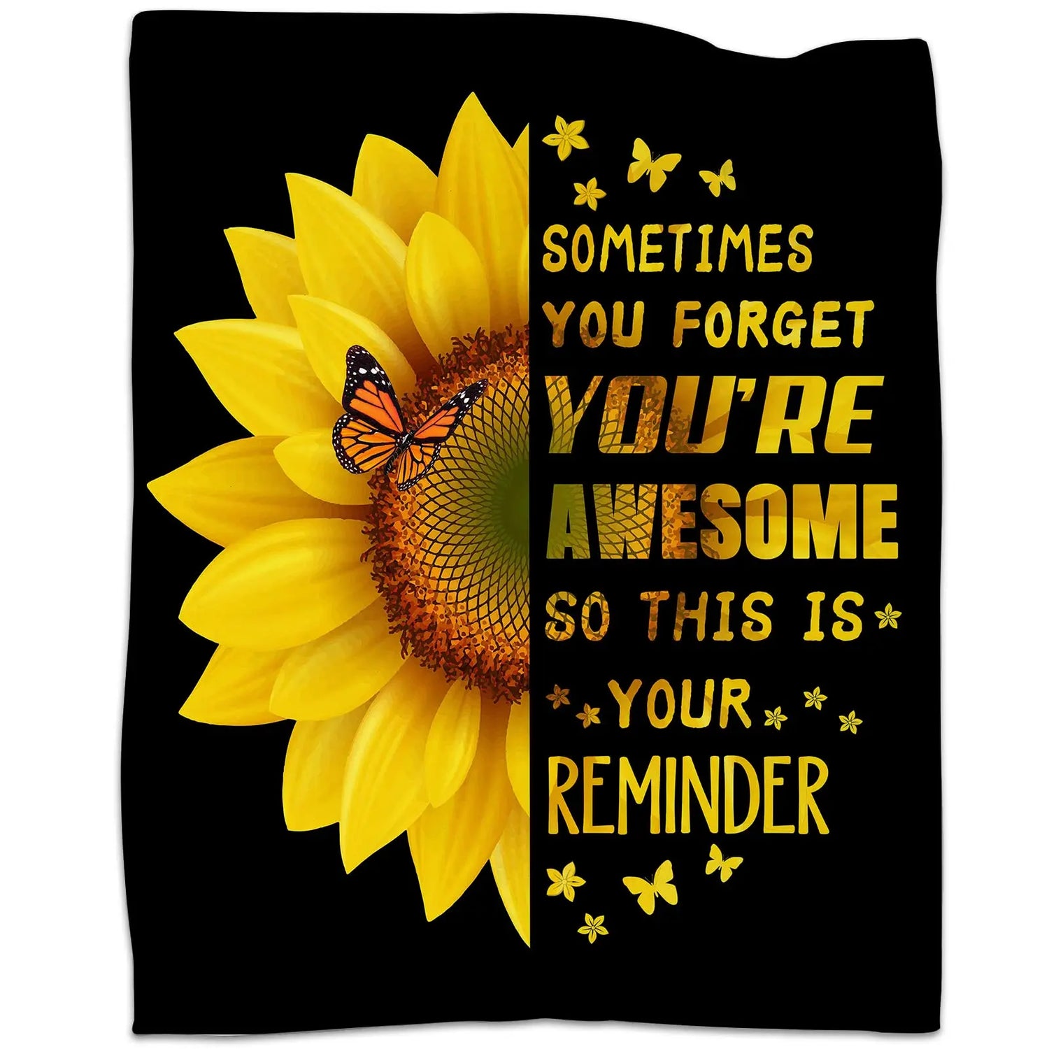 Sunflower Blanket Gifts for Daughter, Mom and Dad, Birthday, Daughter, Graduation, Best Gifts for Christmas