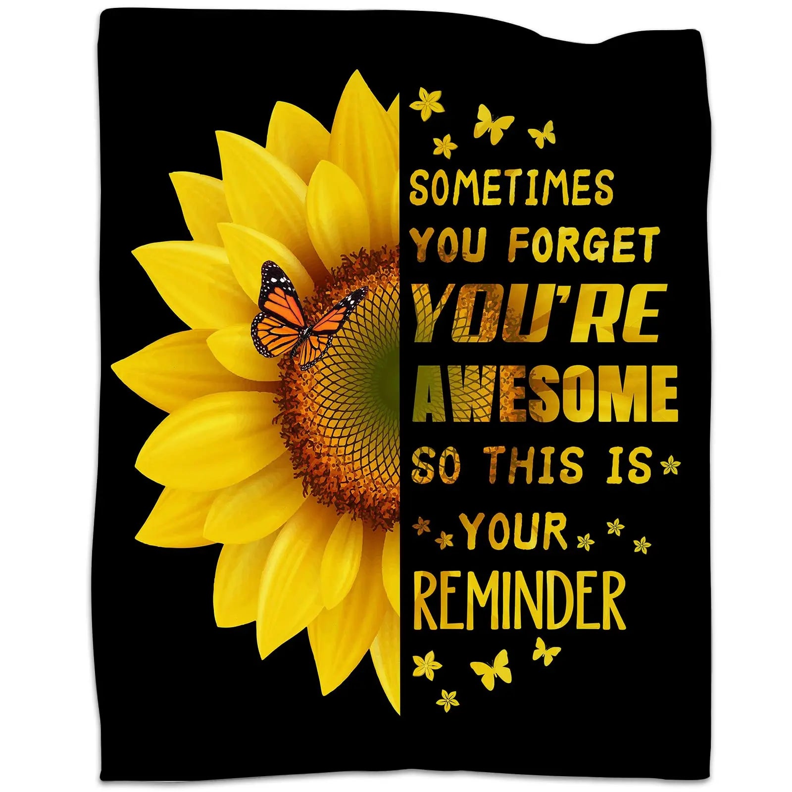 Sunflower Blanket Gifts for Daughter, Mom and Dad, Birthday, Daughter, Graduation, Best Gifts for Christmas